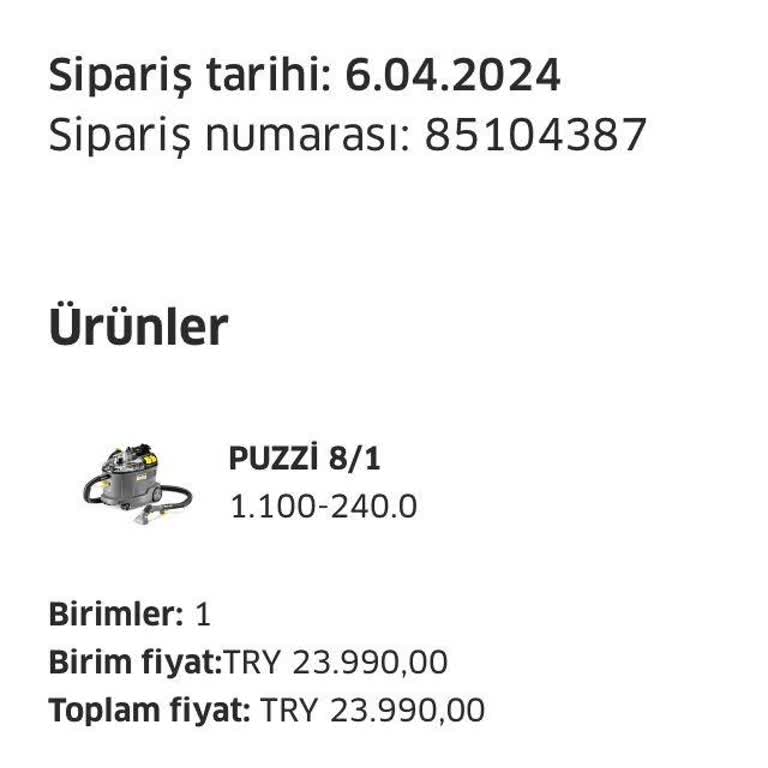 Karcher 2 Aydır Ürün Gelmiyor