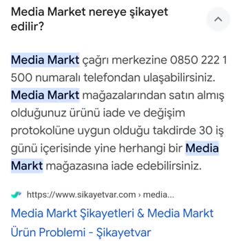 Media Markt Ve Grundig Ürün İadesi Sorunu