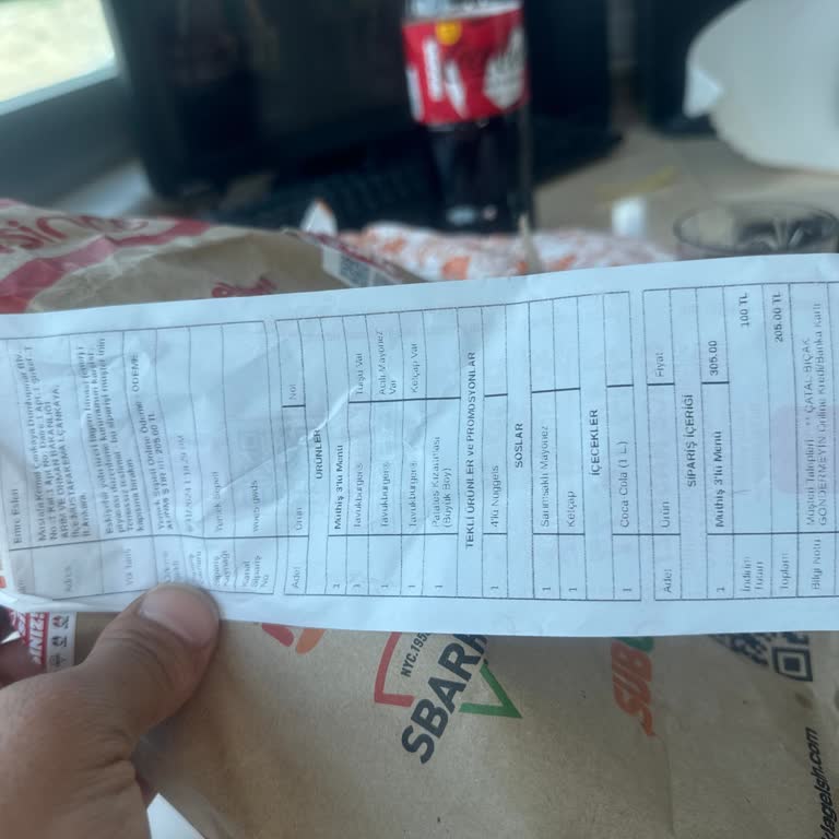 Popeyes Eksik İçerik Gönderdi