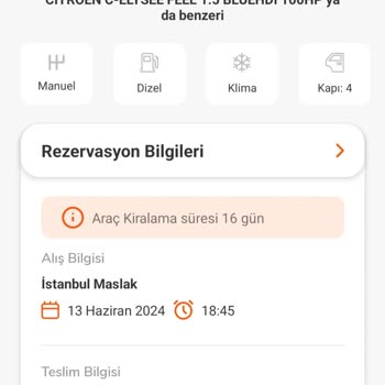 Garenta Ödemesini Aldığı Aracı Vermiyor