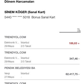 Garanti BBVA Kampanya Dahilinde Taksit Yapmadı.