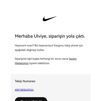 Nike Ürünün Zamanında Teslim Edilmemesi