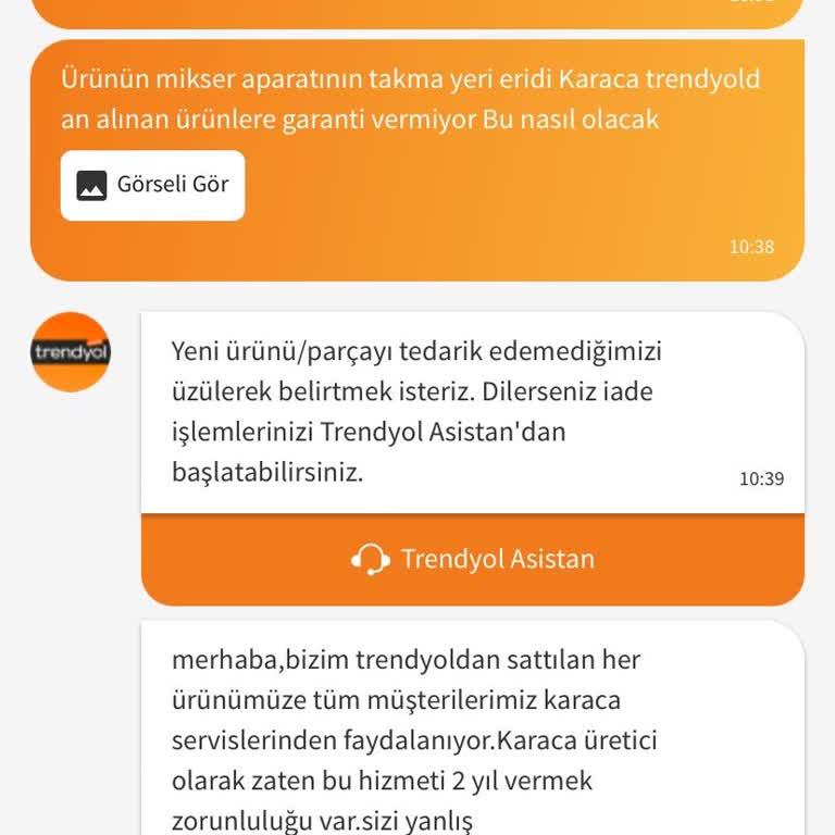 Karaca Züccaciye Karaca Garanti Problemi