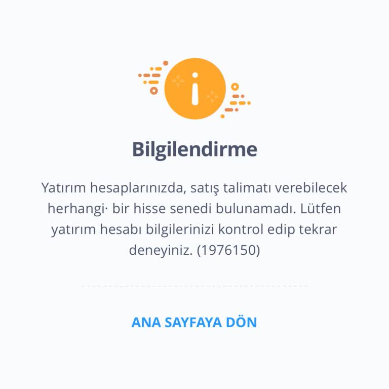İş Bankası Hisse Alım Satım Yapamama