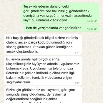 Dyson Makinemin Parçasını Tedarik Edeceğini Söylemesine Rağmen Etmiyor
