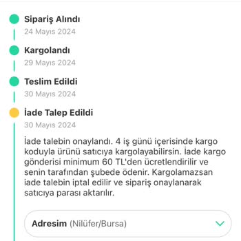 Dolap İade Ederken Kargo Parası İsteme