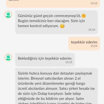 Dolap İade Ederken Kargo Parası İsteme