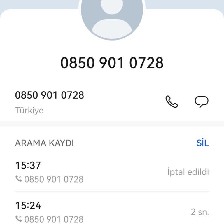 0850 901 07 48 Numaralı Belirsiz Hat