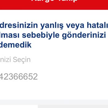 Aras Kargo Yanlış Adres Gerekçesiyle Teslim Edilmeyen Kargo Hakkında Şikayet