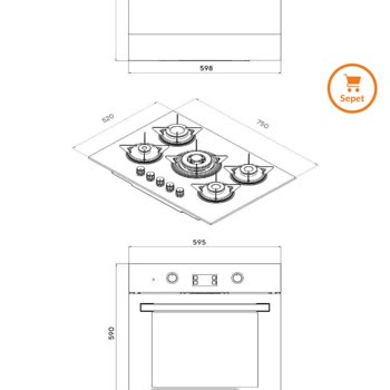 Kumtel 5 Gözlü Ocak Ölçü Uymuyor