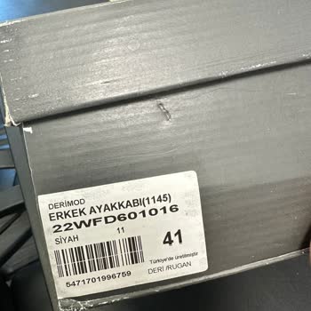 Derimod Hatalı Ürün Gönderimi