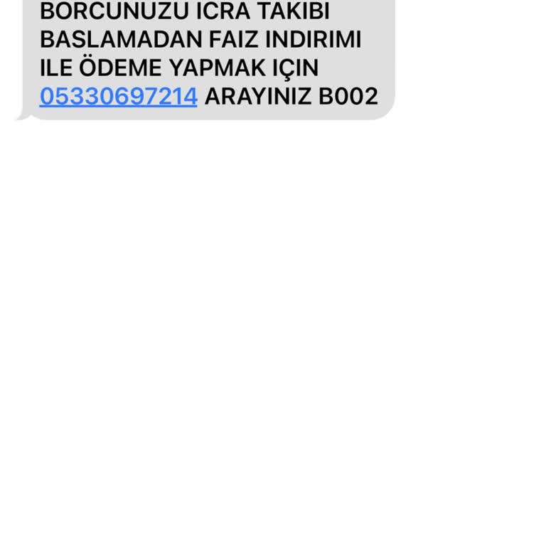 Metka Hukuk (SMS) Yanlış Borç Bildirimi Ve Haksız İcra Tehdidi