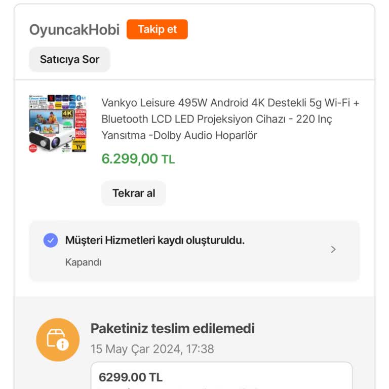 hepsiJET Hepsiburada Müşterisine Değer Vermiyor