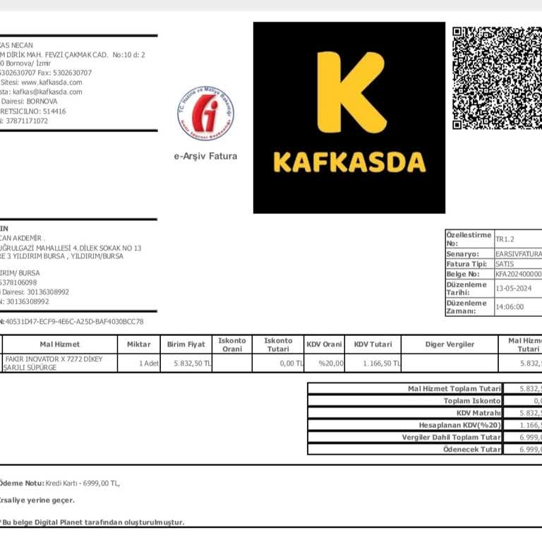 Fakir Ev Aletleri Toz Haznesi Kırıldı