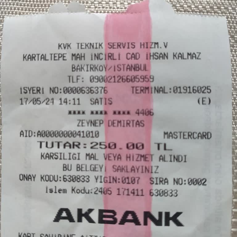 KVK Teknik Servis EFT Ödeme İle Mağdur Ediyor