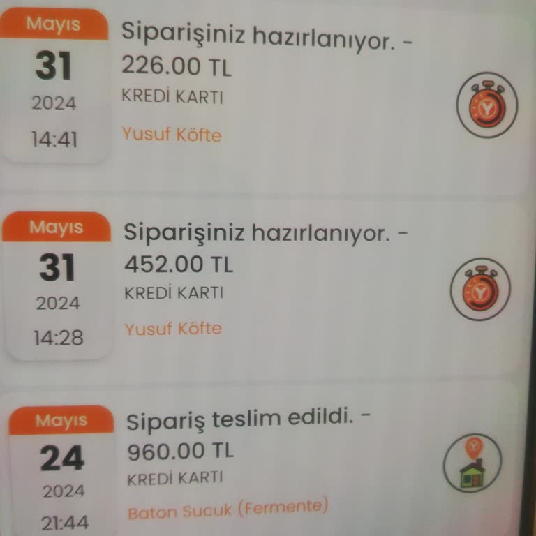 Köfteci Yusuf Sipariş Gecikmesi Ve Müşteri Hizmetlerinin Yalan