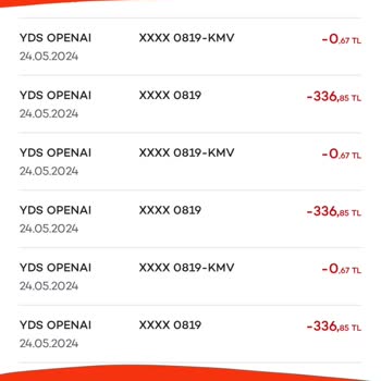 Akbank YDS Openai Habersiz Paramı Çekti.