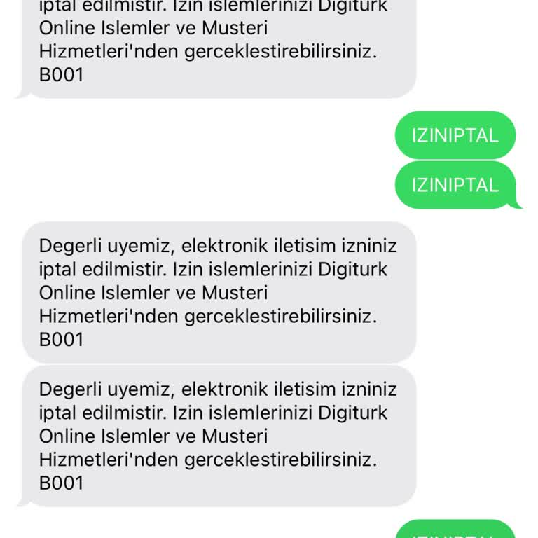 TOD Tv Bildirim İptal Sorunu: SMS İle İptal Edilemiyor