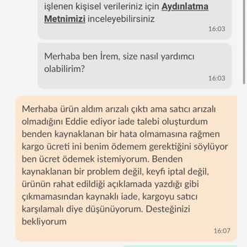 Dolap Dikkat! Kargo İadesini Hatalı Üründe Bile Alıcıdan Talep Ediyor