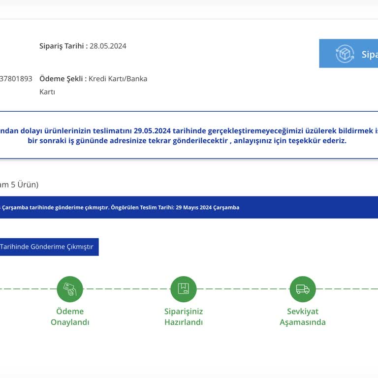 Avansas Ertesi Gün Teslimat Yapmıyor