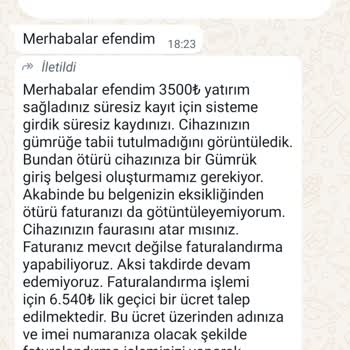 Cep Store IMEI Kayıt İşlemi Sonrası Yaşanan Sorunlar