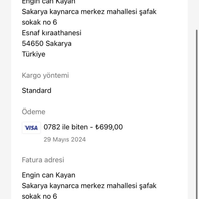 Star-co.com.tr Instagram Üzerinden Verilen Siparişte İletişim Sorunu
