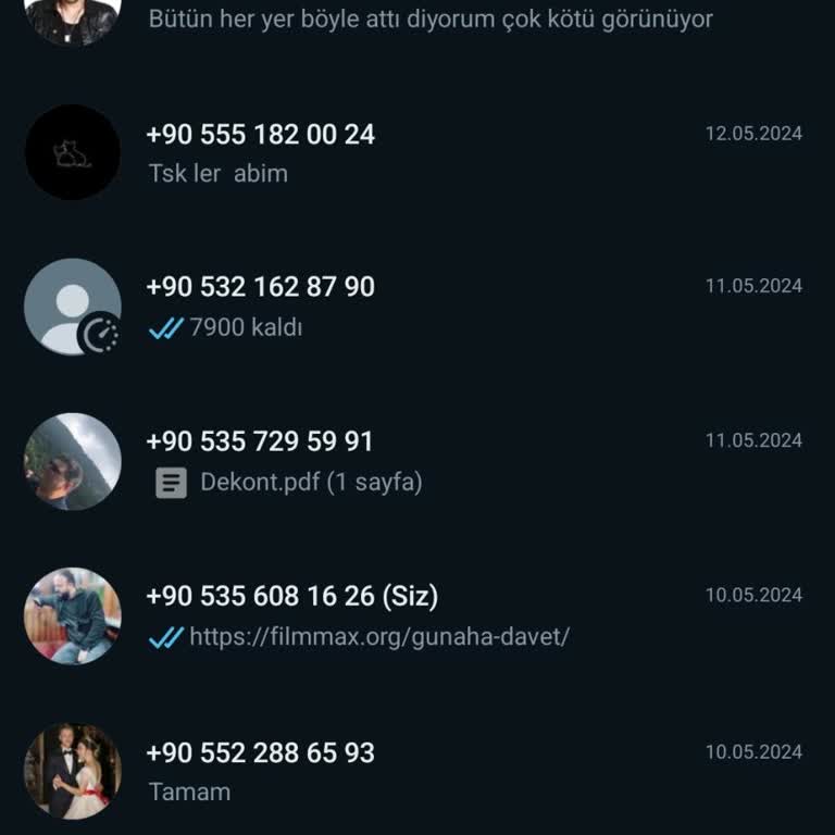 Samsung Telefon S23 Rehberden Numara Silinmesi