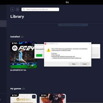 EA Sports FİFA 24 Silinmeme Ve Açılmama Hatası