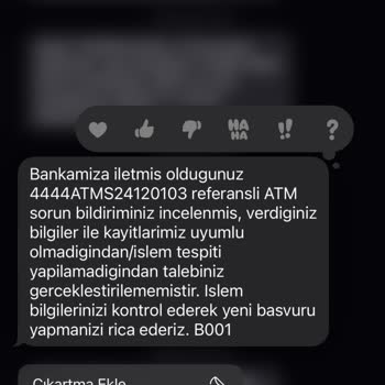 Ziraat ATM Paramı Yuttu