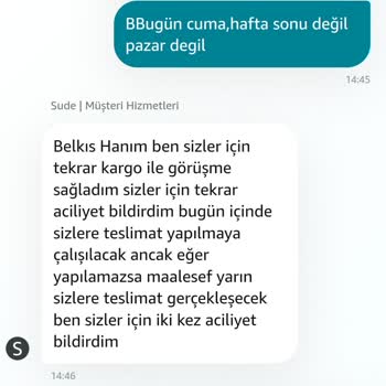 Amazon Taahhüt Ettiği Günde Siparişin Teslimatını Sağlayamıyor.