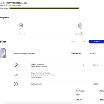 Samsung Telefon Samsung Vaat Ettiği Hediye Çekini Vermiyor