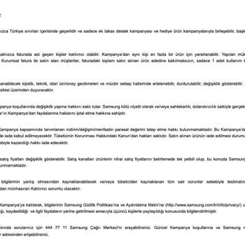 Samsung Telefon Samsung Vaat Ettiği Hediye Çekini Vermiyor