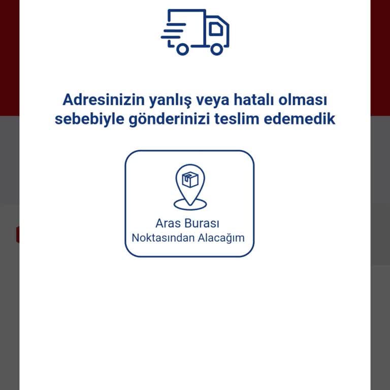 Kağıthane Aras Kargo Teslimat Yapmadı