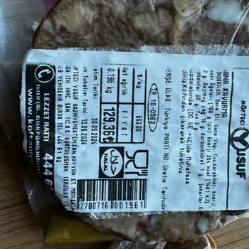 Köfteci Yusuf Düzce - Eksik Ürün Gönderiyor