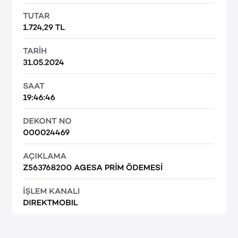 Agesa Kredili Poliçe Prim Tahsilatı