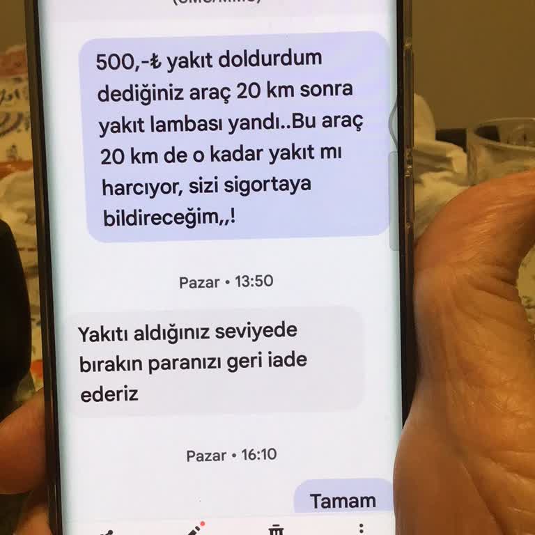 Allianz Sigorta Kiralık Araca Almadıkları Yakıtın Parasını Almaları