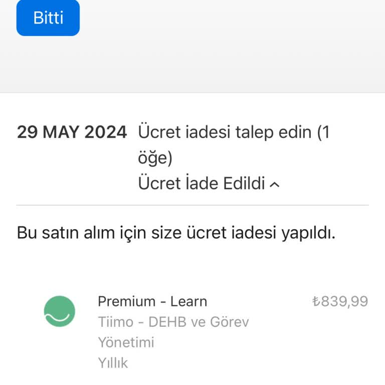 Apple Store Ücret İade Edildi Gözüküyor