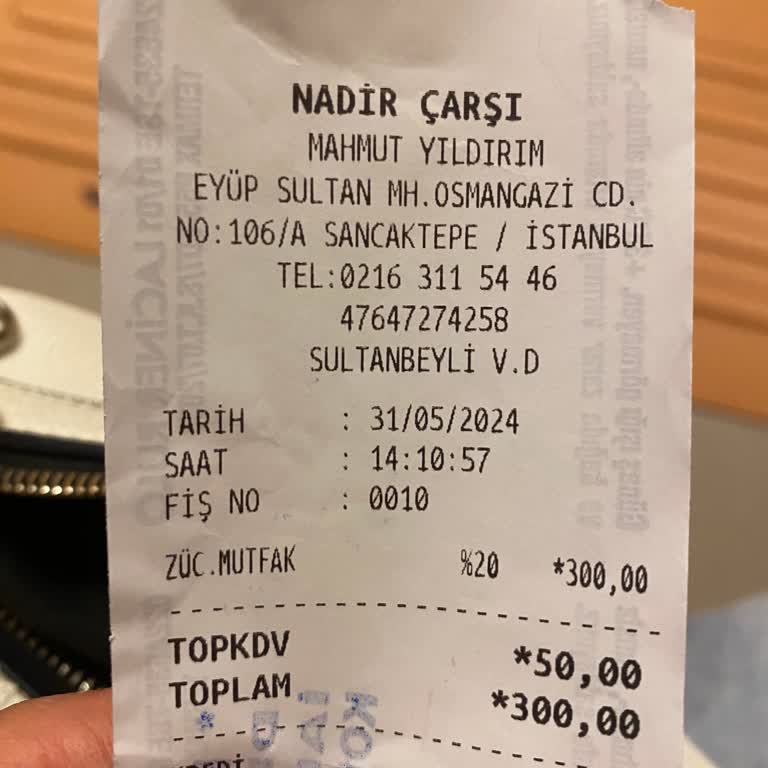 Nadir Çarşı Hediye Paketinden Alınan Ekstra Ücret