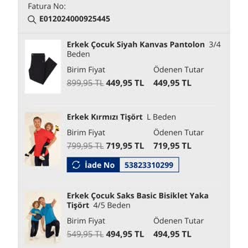 U.S. Polo Assn. İadesi Yapılmayan Ürün