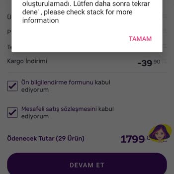 Gratis Sipariş Onaylamıyor İndirimden Faydalanılmıyor