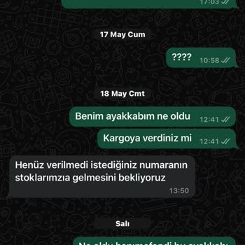 Ayakkabimnasil (Instagram) Sorunlu Ayakkabı Siparişi Ve İlgisiz Müşteri Hizmetleri