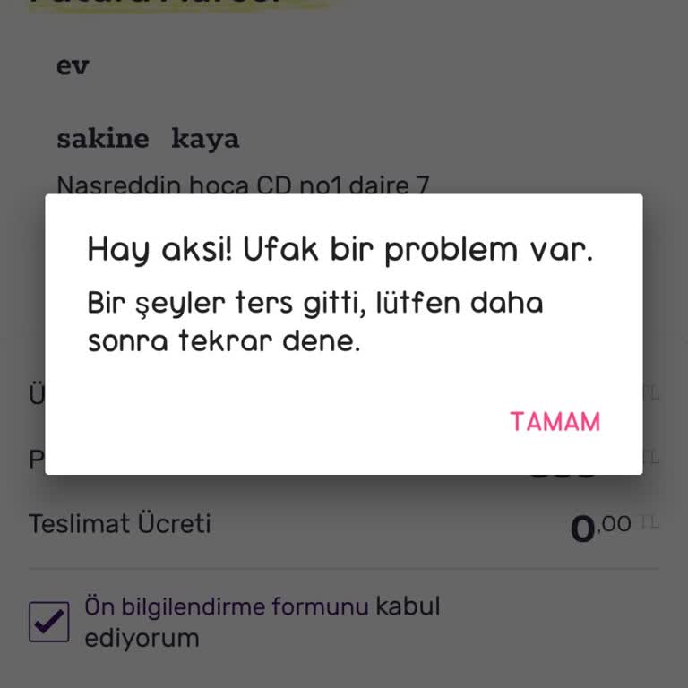 Gratis Uygulaması Site Sorunu Hata Veriyor Sürekli