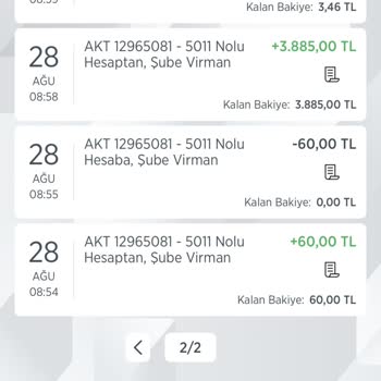 Ziraat Bankası Ziraat Toaya Geri Ödeme