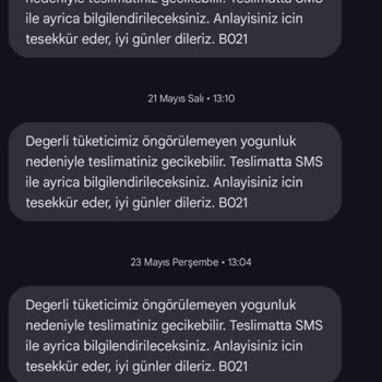 ebebek Ürün Teslim Edilmedi