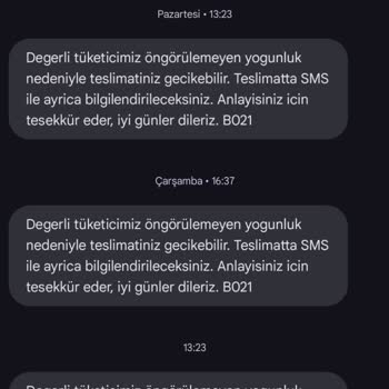 ebebek Ürün Teslim Edilmedi