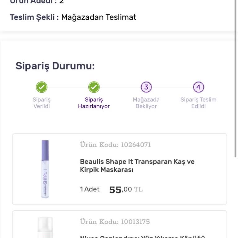 Gratis Online Sipariş İptali