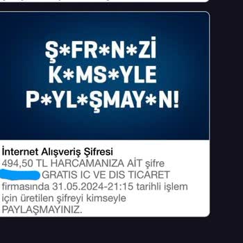 Gratis Paramı Geri İstiyorum