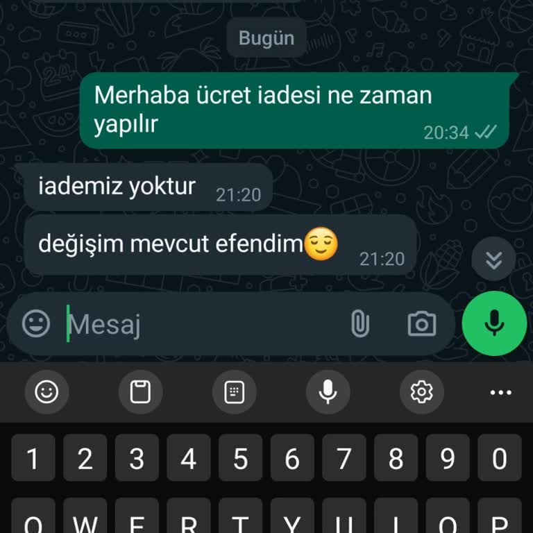 Arzu Karakaş Ücret İadesi Yapmıyor