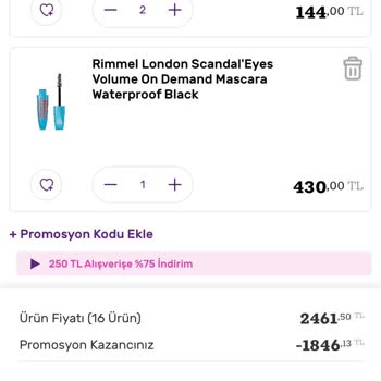 Gratis İndirimi Ödeme Adımında Kaldırıyor!