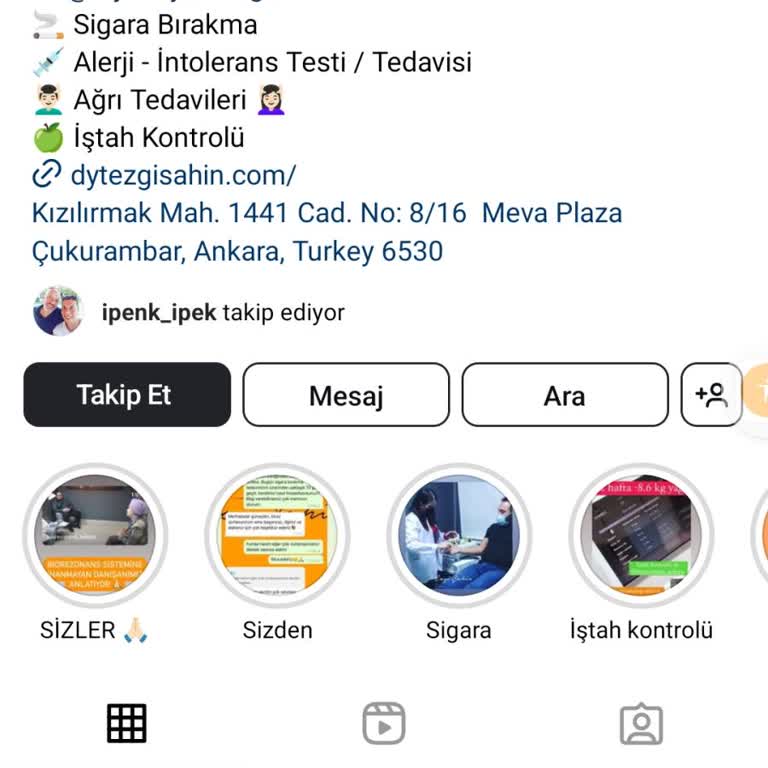 Ankara Diyetisyen Ezgi Şahin Biorezonans Mağduru